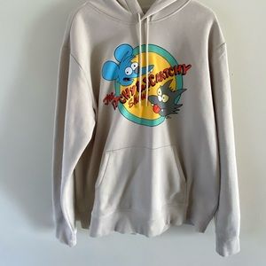 “itchy and scratchy show” H&M hoodie